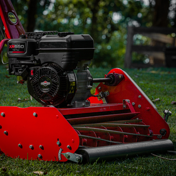 Load image into Gallery viewer, Rolux X25 - 25&quot; Reel Mower including Smooth Front Roller and Grass Box
