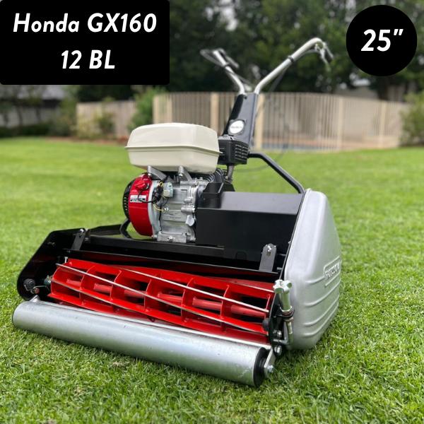 Rolux X25 25 Reel Mower including Smooth Front Roller and Grass Box