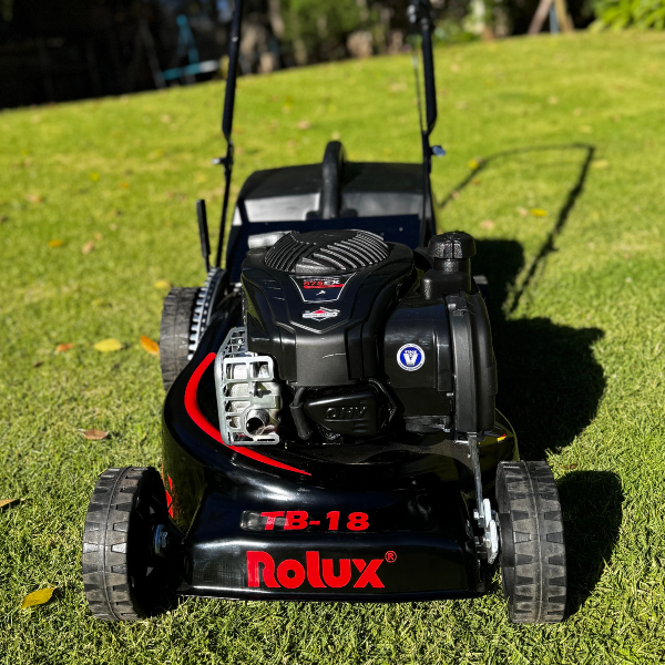 Tri Blade 18 Hybrid Rotary Lawnmower Dethatcher Rolux