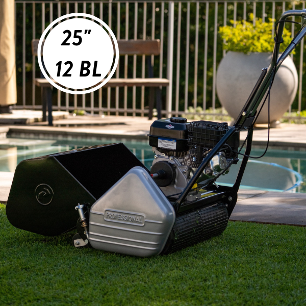 Rolux X25 - 25" Reel Mower including Smooth Front Roller and Grass Box